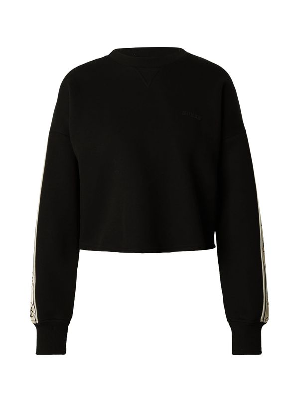 GUESS GUESS Sportska sweater majica 'Cymone'  bež / crna / bijela