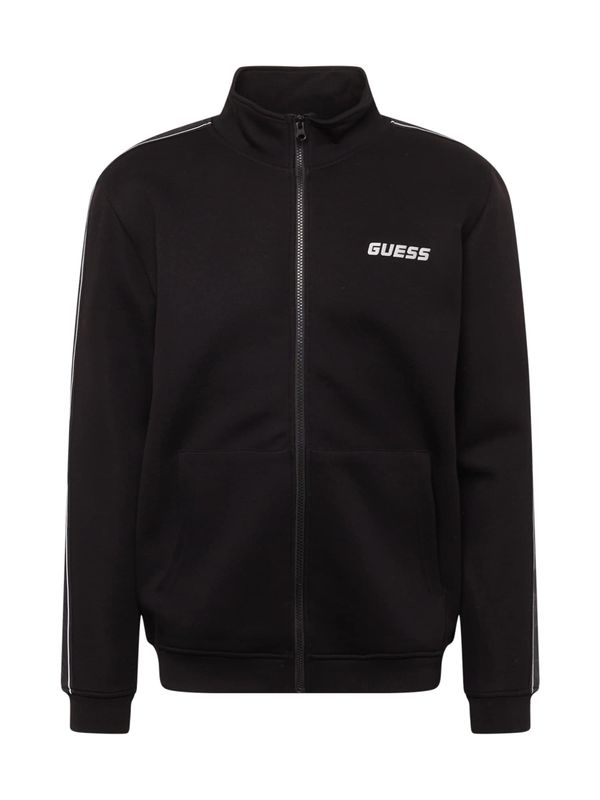 GUESS GUESS Sportska sweater majica 'Mickey'  crna / bijela