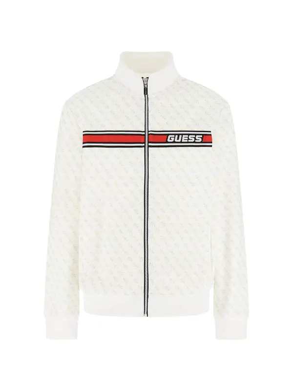 GUESS GUESS Sportski gornji dio trenirke  bež / siva / crvena / prljavo bijela