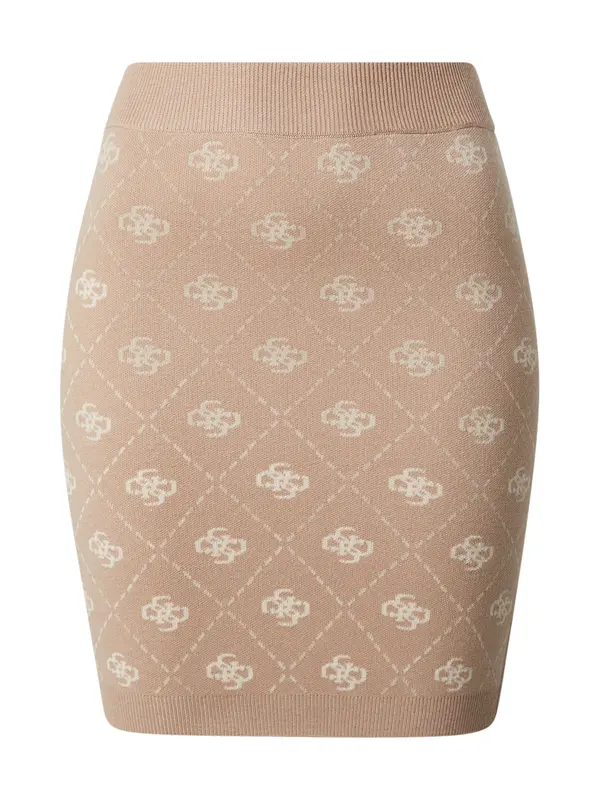 GUESS GUESS Suknja 'SARAH'  cappuccino / bijela