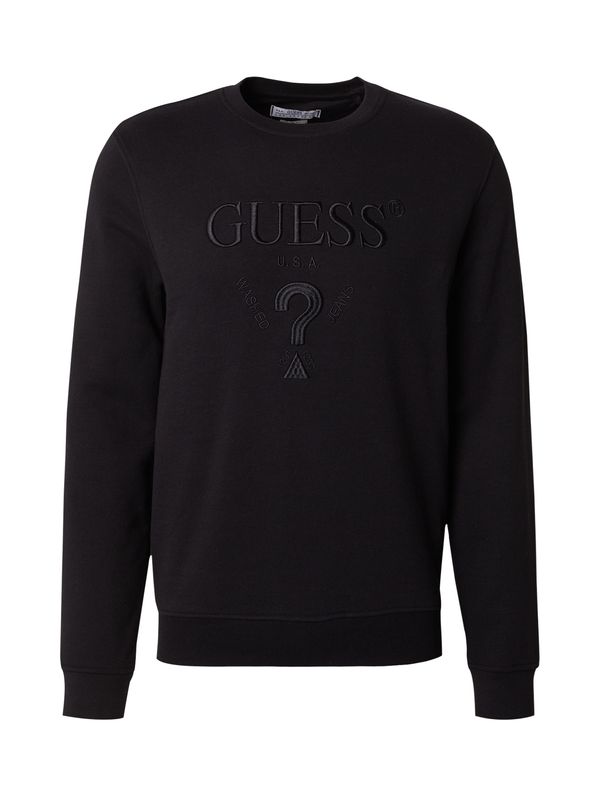 GUESS GUESS Sweater majica 'BEAU'  crna