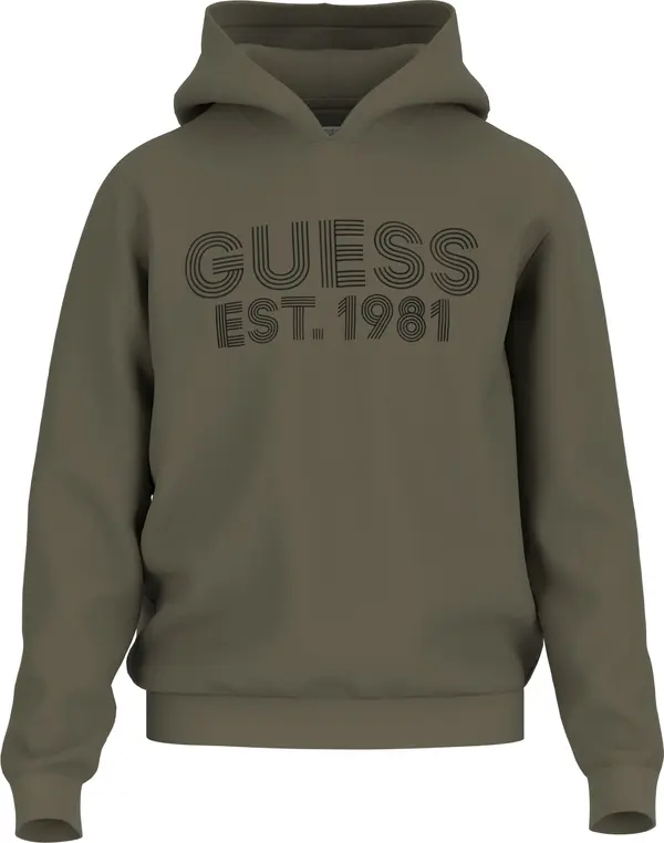 GUESS GUESS Sweater majica 'BEAU'  kaki