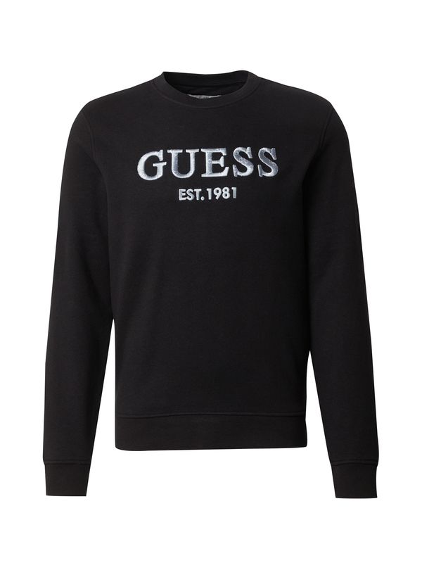 GUESS GUESS Sweater majica 'BEAU'  svijetloplava / crna
