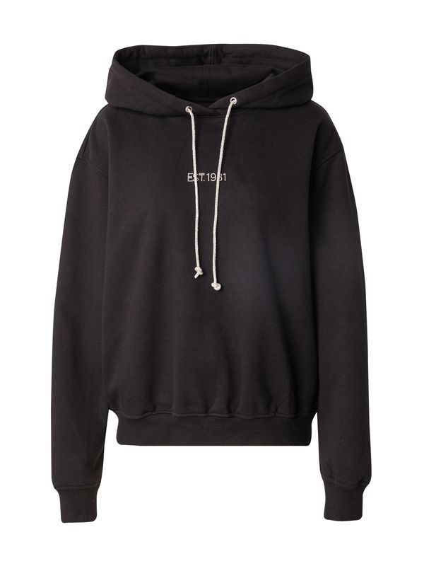 GUESS GUESS Sweater majica  crna / srebro