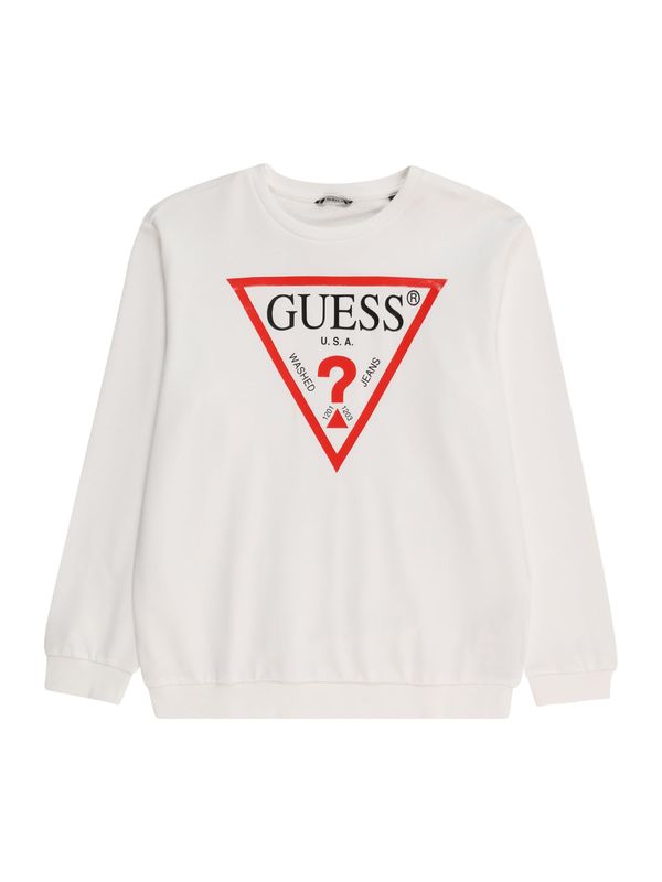 GUESS GUESS Sweater majica  crvena / crna / bijela