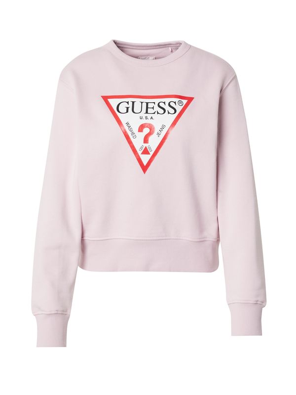 GUESS GUESS Sweater majica  lila / crvena / crna / bijela