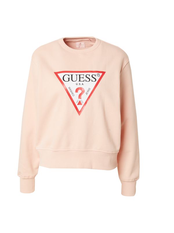 GUESS GUESS Sweater majica  mornarsko plava / breskva / crvena / bijela