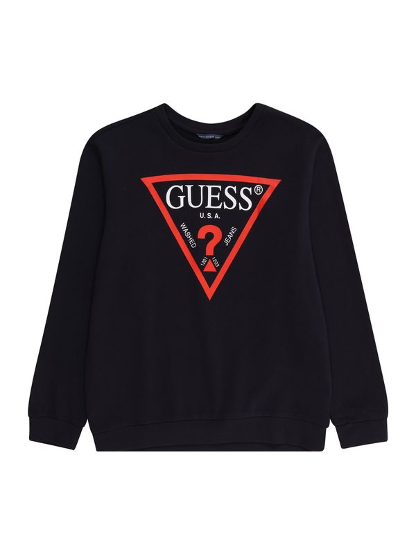 GUESS GUESS Sweater majica  mornarsko plava / crvena / bijela