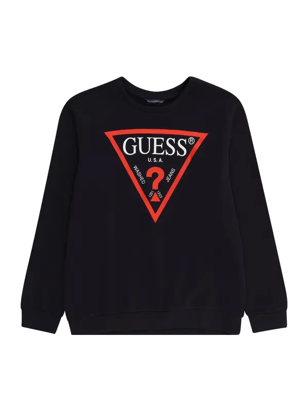 GUESS GUESS Sweater majica  mornarsko plava / crvena / bijela