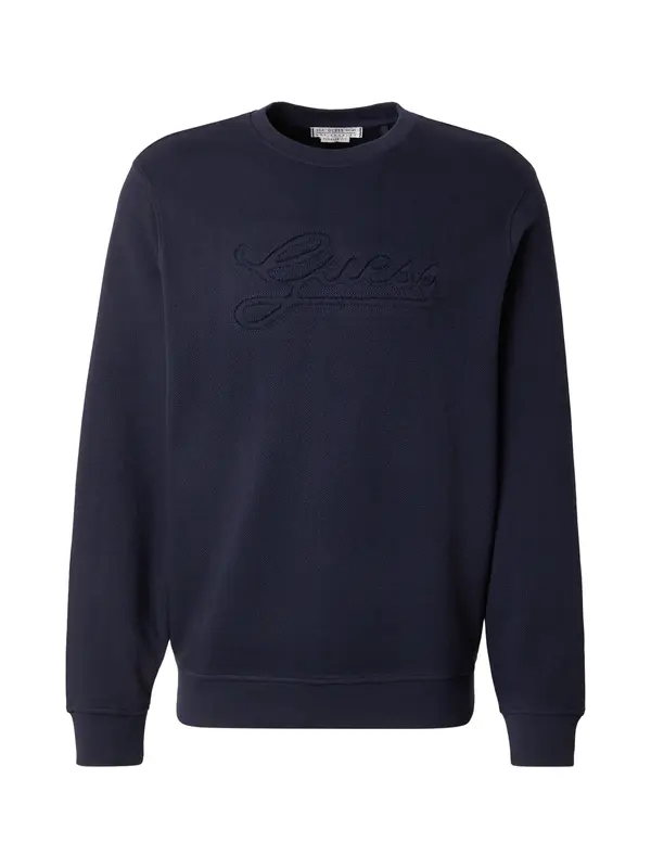 GUESS GUESS Sweater majica  mornarsko plava
