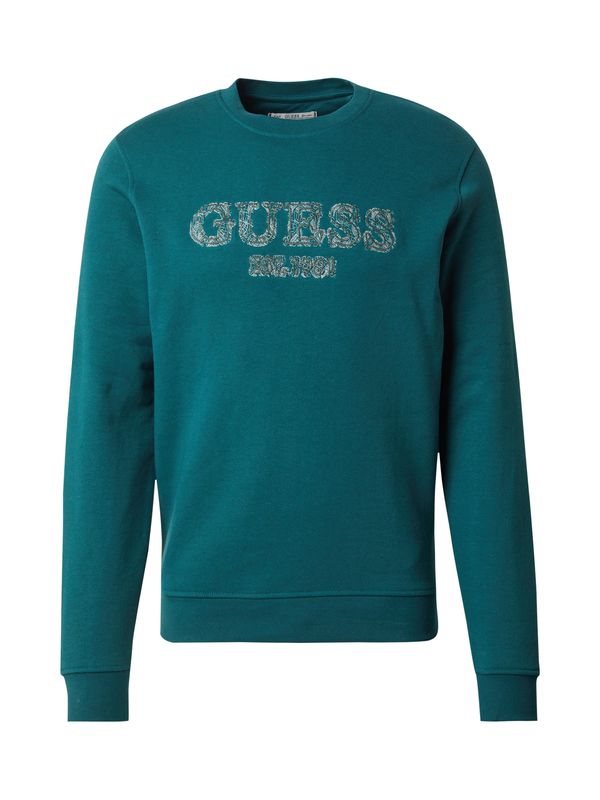 GUESS GUESS Sweater majica  petrol