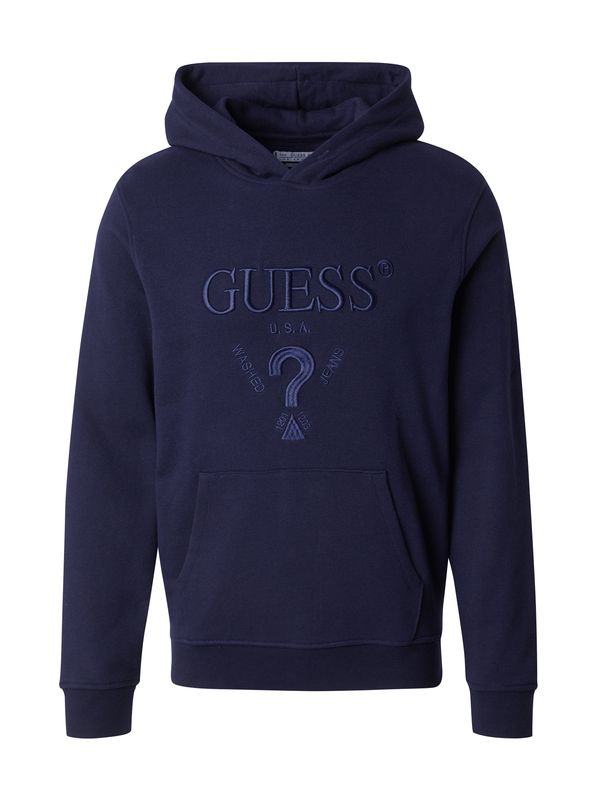 GUESS GUESS Sweater majica  plava / mornarsko plava