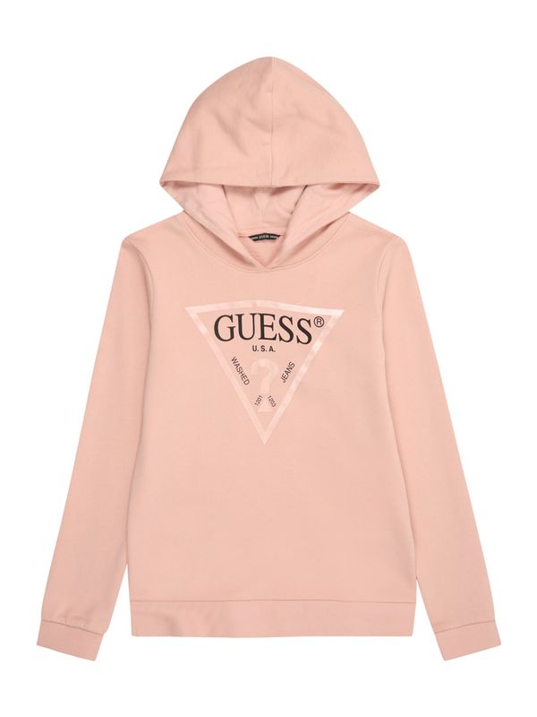 GUESS GUESS Sweater majica  puder roza / crna