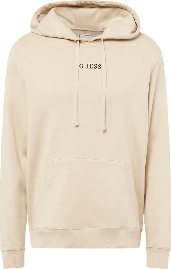 GUESS GUESS Sweater majica 'Roy'  bež / crna