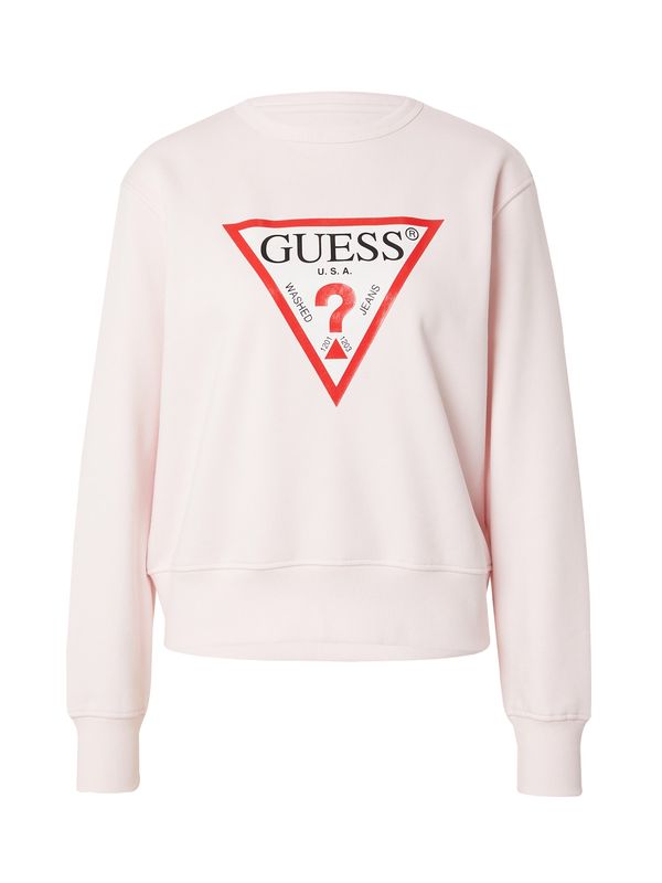 GUESS GUESS Sweater majica  roza / crvena / crna / bijela