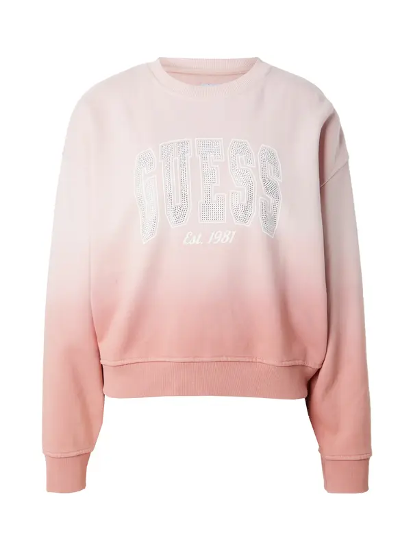 GUESS GUESS Sweater majica  roza / prljavo roza / bijela