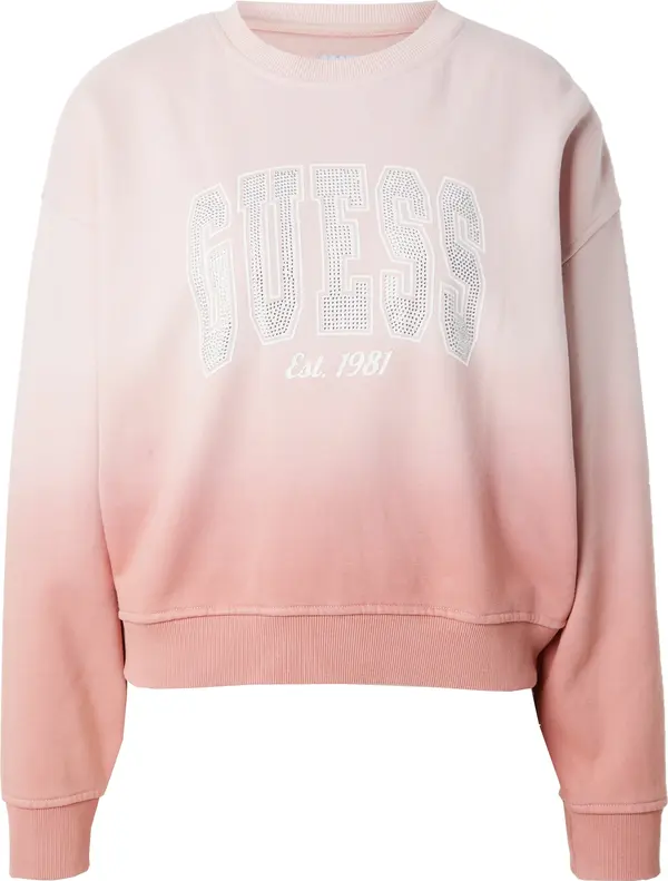 GUESS GUESS Sweater majica  roza / prljavo roza / bijela