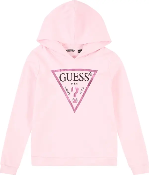 GUESS GUESS Sweater majica  roza / tamno roza / crna
