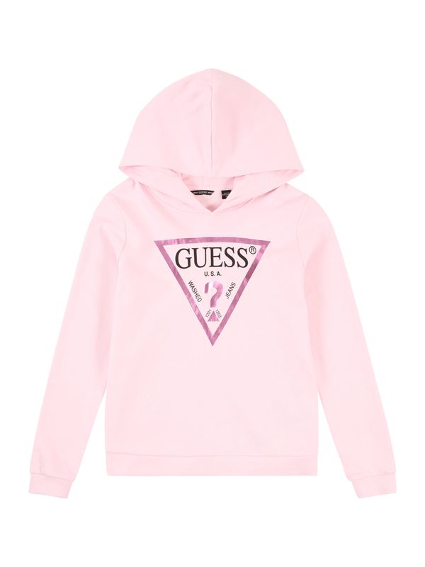 GUESS GUESS Sweater majica  roza / tamno roza / crna