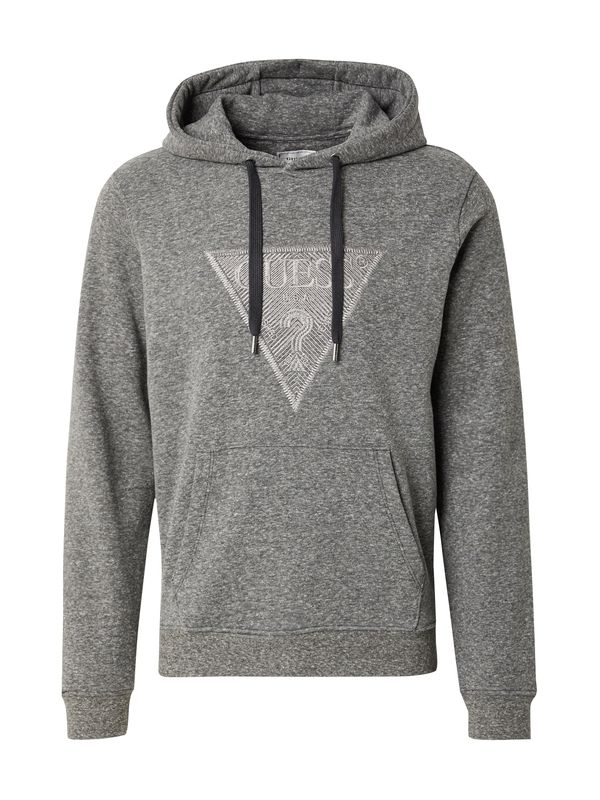 GUESS GUESS Sweater majica  siva / crna melange