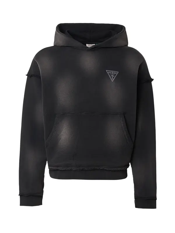 GUESS GUESS Sweater majica  svijetlosiva / crna