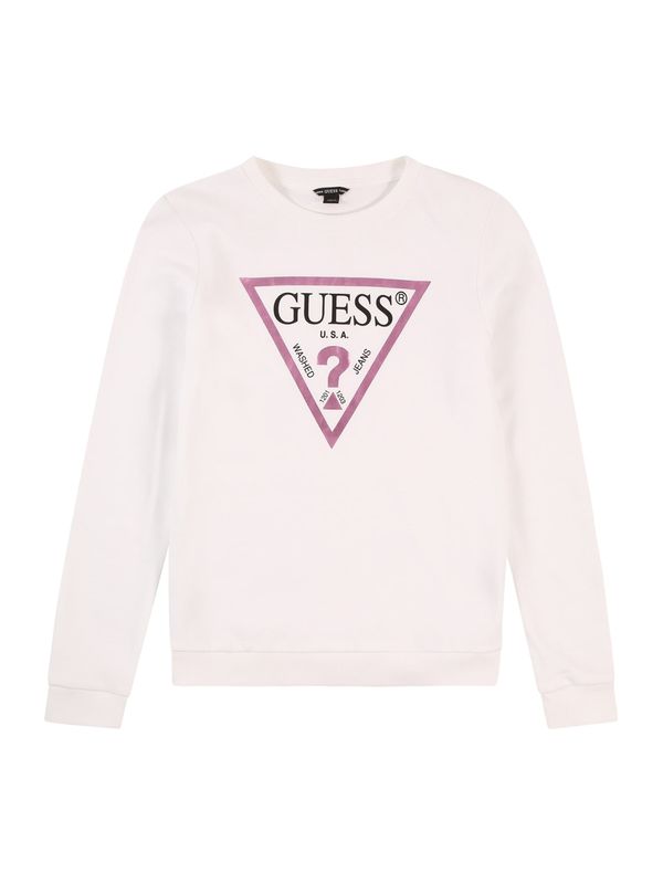 GUESS GUESS Sweater majica  tamno roza / crna / prljavo bijela