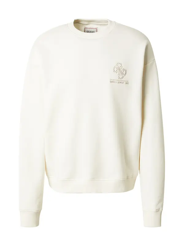 GUESS GUESS Sweater majica  zlatna / bijela