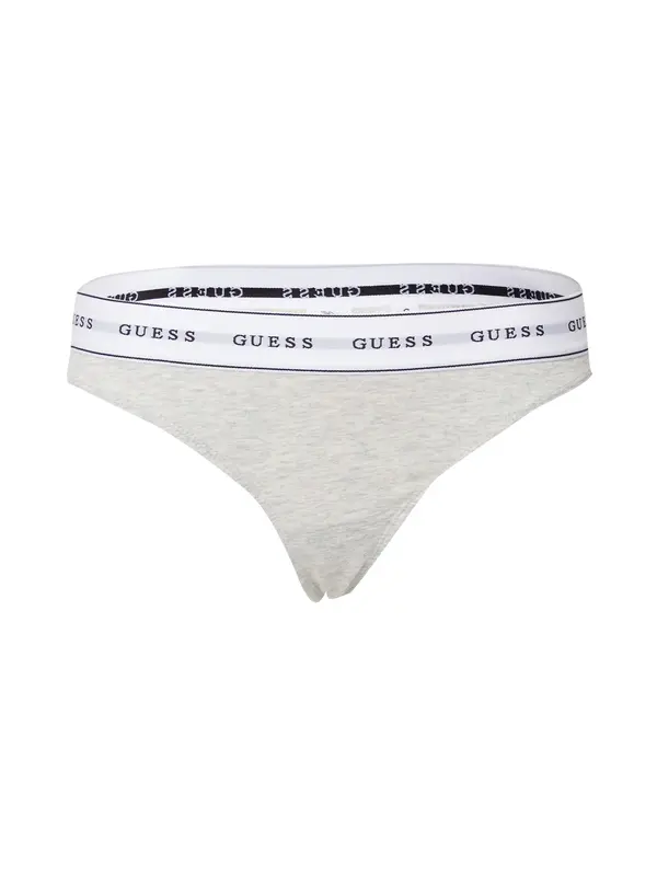 GUESS GUESS Tanga gaćice 'Carrie'  siva / crna / bijela