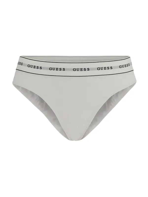 GUESS GUESS Tanga gaćice 'Carrie'  svijetlosiva / crna / bijela
