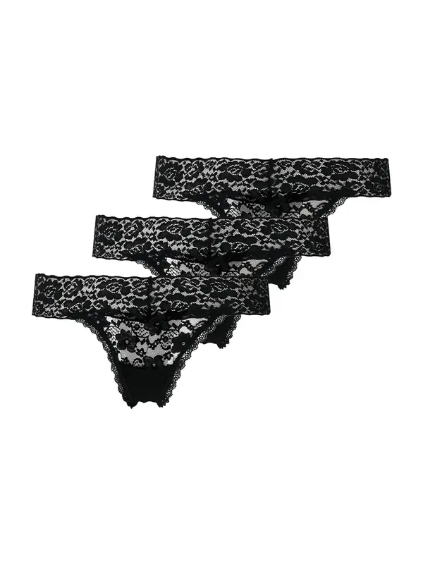 GUESS GUESS Tanga gaćice  crna
