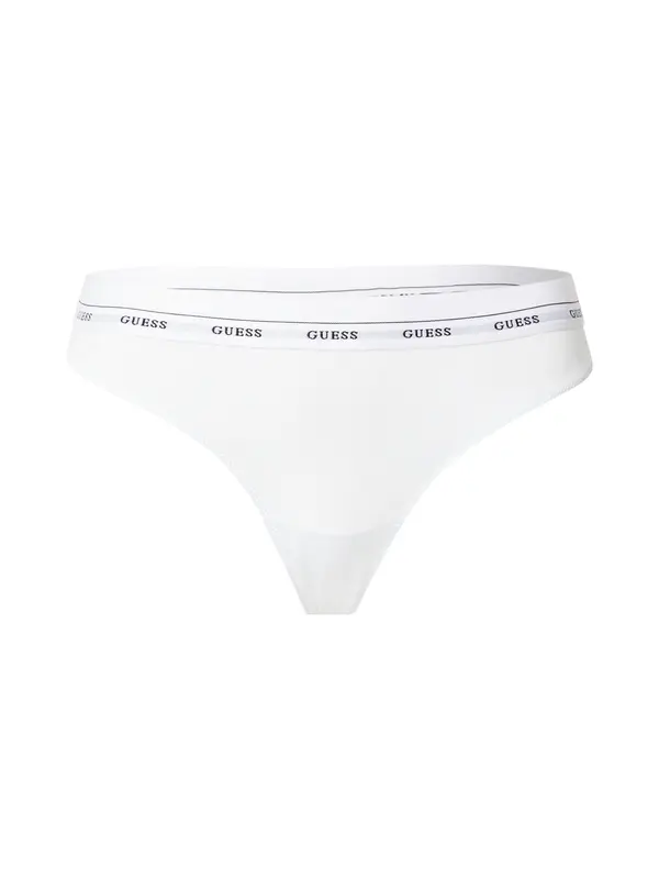 GUESS GUESS Tanga gaćice 'JANE'  crna / bijela