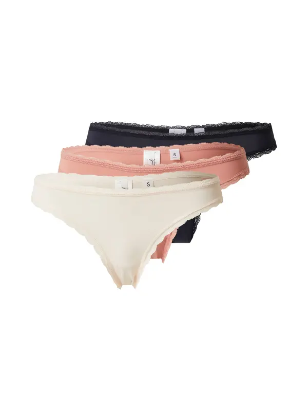 GUESS GUESS Tanga gaćice  roza / crna / bijela