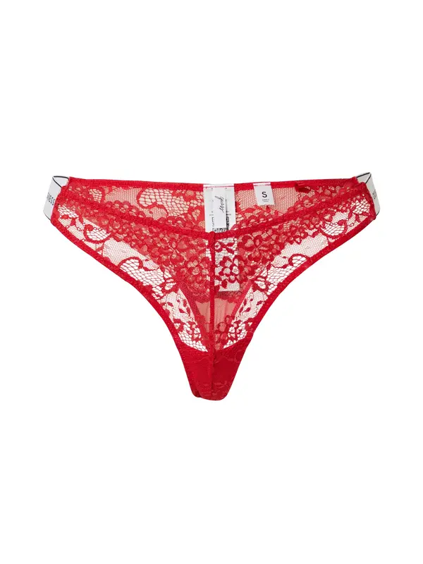GUESS GUESS Tanga gaćice  svijetlosiva / crvena / crna / bijela