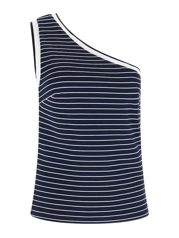 GUESS GUESS Top 'ALPHONSINE'  morsko plava / bijela