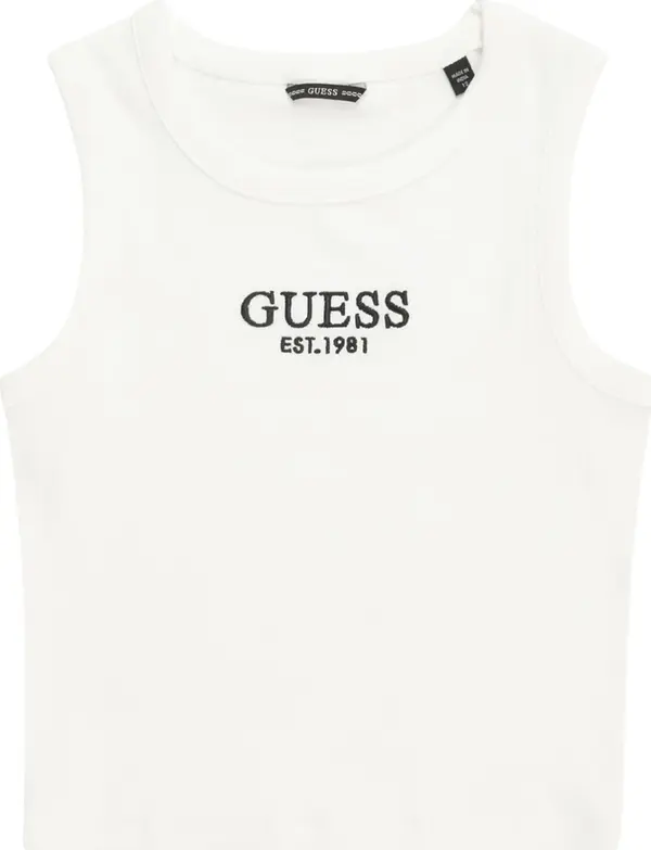 GUESS GUESS Top  crna / bijela