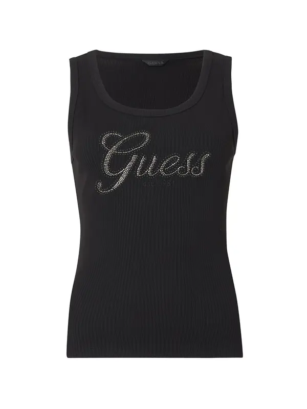 GUESS GUESS Top  crna / srebro