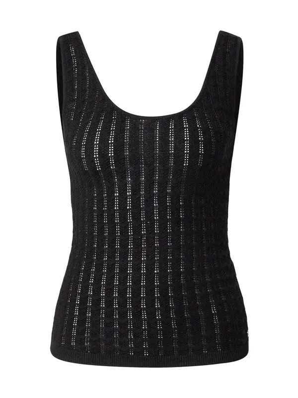 GUESS GUESS Top s naramenicama 'ROSALYN'  crna