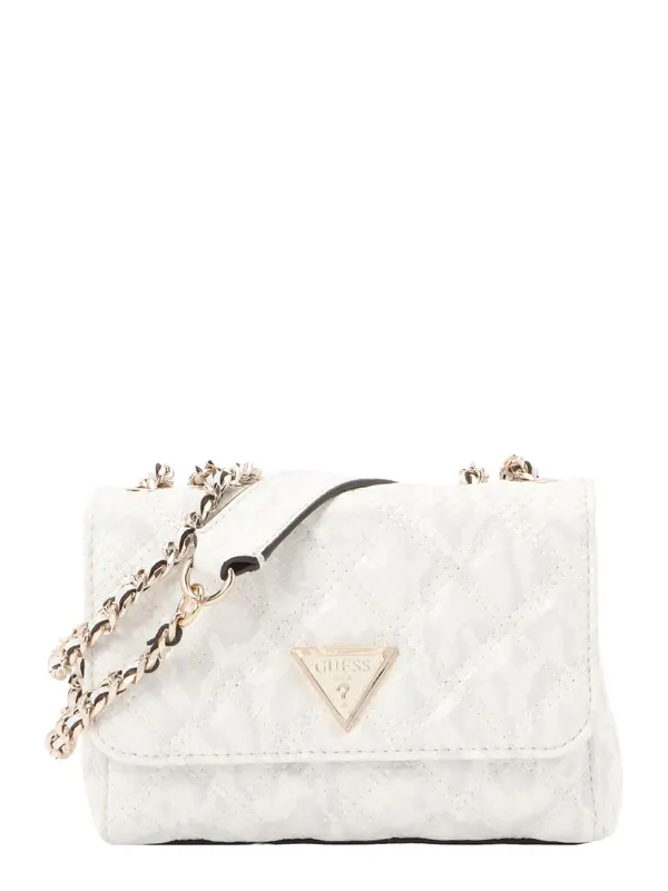 GUESS GUESS Torba preko ramena 'GIULLY II MINI'  svijetlosiva / prljavo bijela