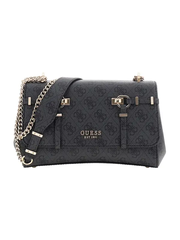 GUESS GUESS Torba preko ramena 'Leona'  antracit siva / grafit siva