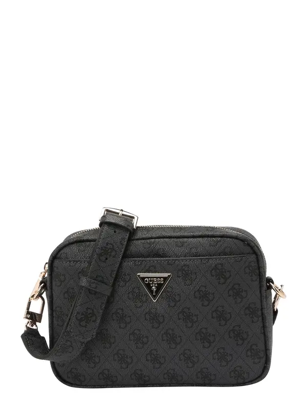 GUESS GUESS Torba preko ramena 'MERIDIAN II CAMERA BAG'  tamo siva / crna