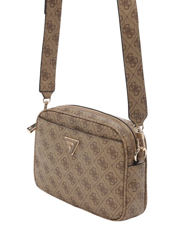 GUESS GUESS Torba preko ramena 'Meridian'  svijetlosmeđa / tamno smeđa