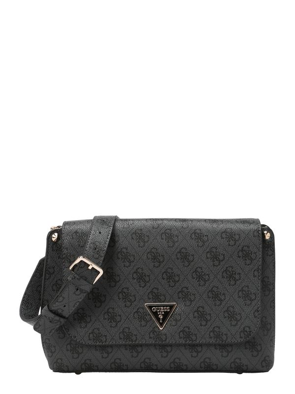 GUESS GUESS Torba preko ramena 'Meridian'  tamo siva / crna