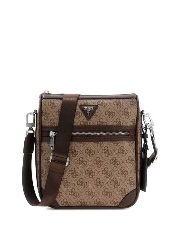 GUESS GUESS Torba preko ramena 'Milano 2'  boja devine dlake (camel) / tamno smeđa