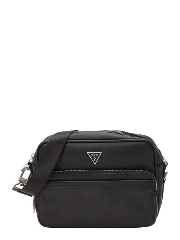 GUESS GUESS Torba preko ramena 'MILANO CROSSBODY DOUBLE ZIP'  crna