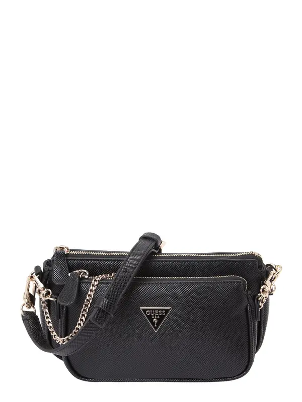 GUESS GUESS Torba preko ramena 'NOELLE II DBL POUCH CROSSBODY'  crna