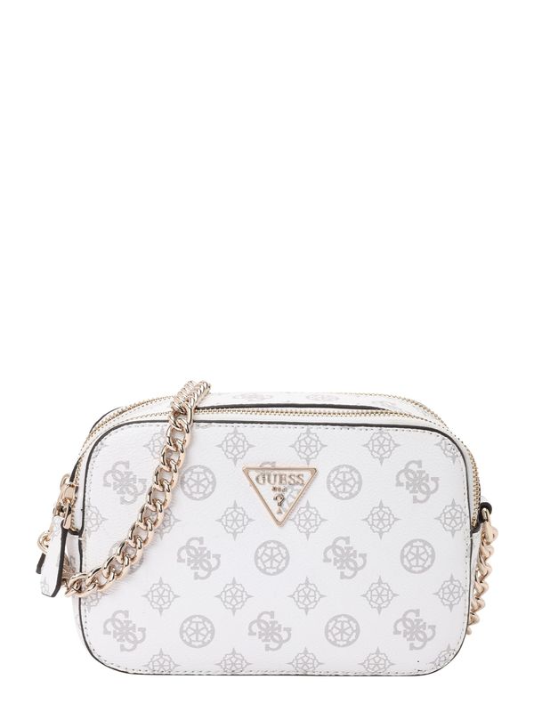 GUESS GUESS Torba preko ramena 'NOELLE'  sivkasto bež / bijela