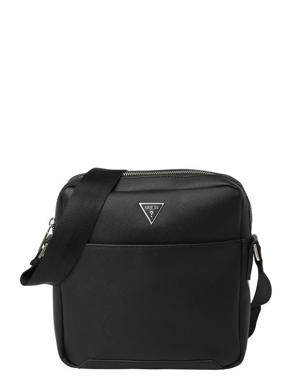 GUESS GUESS Torba preko ramena 'TORINO'  crna / srebro