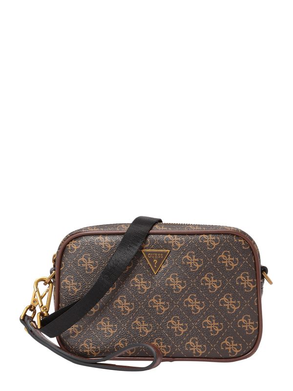 GUESS GUESS Torba preko ramena 'Vezzola'  smeđa / konjak / zlatna / crna