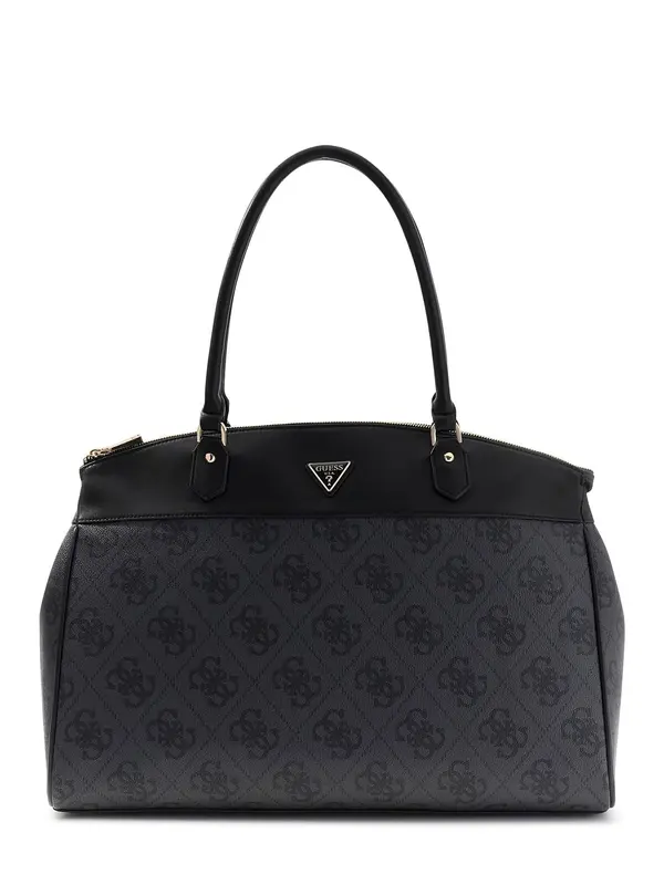 GUESS GUESS Torba za na rame 'Berta'  siva / crna