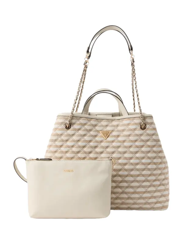 GUESS GUESS Torba za na rame 'GIULLY II'  bež / taupe siva